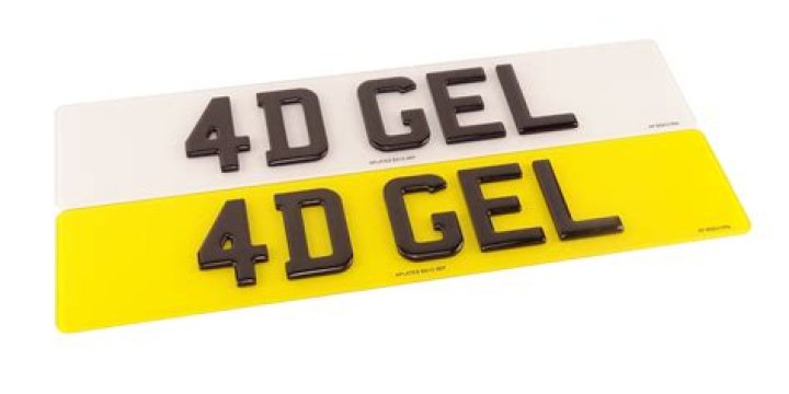 Are 3D reg plates illegal?