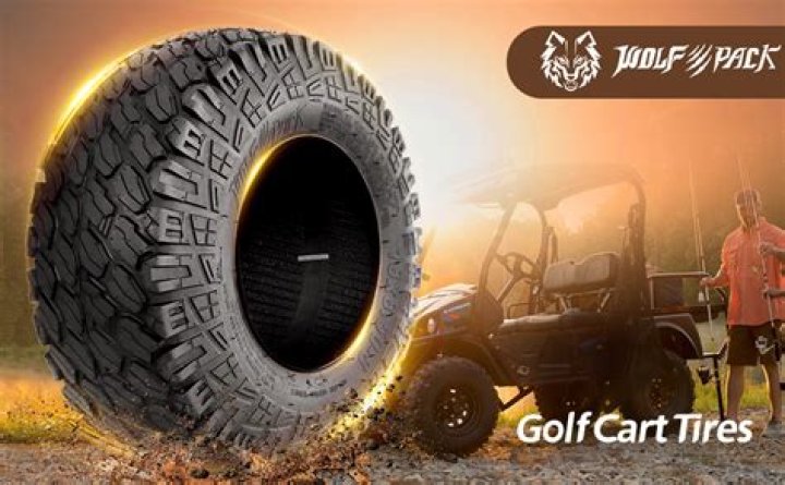 Are all-terrain tires allowed on golf courses?