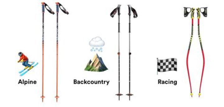 Are cross country ski poles different than downhill ski poles?