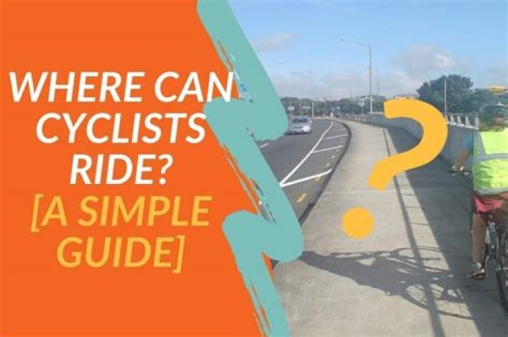 Are cyclists allowed on motorways?