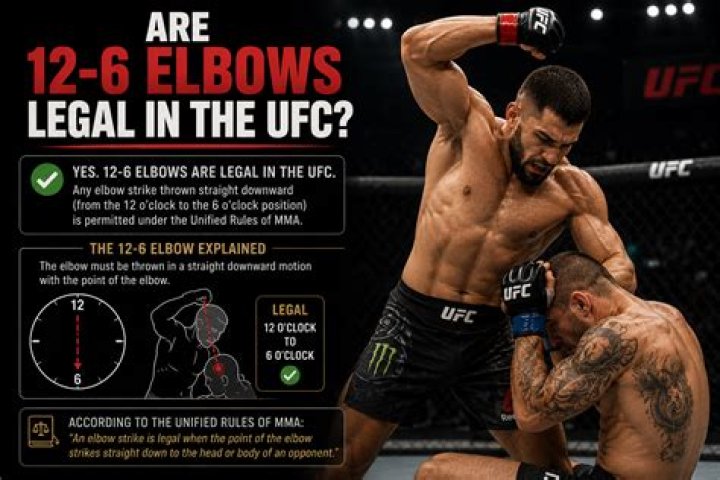 Are elbows legal in MMA?