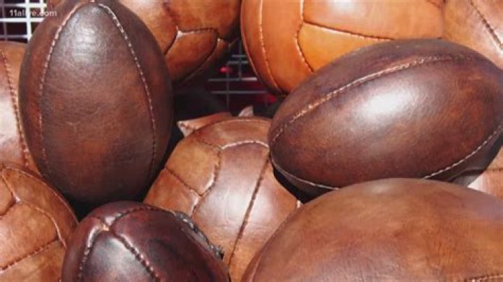 Are footballs still made of pigskin?