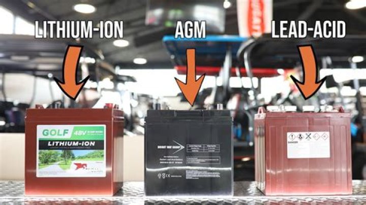 Are golf cart batteries standard or AGM?