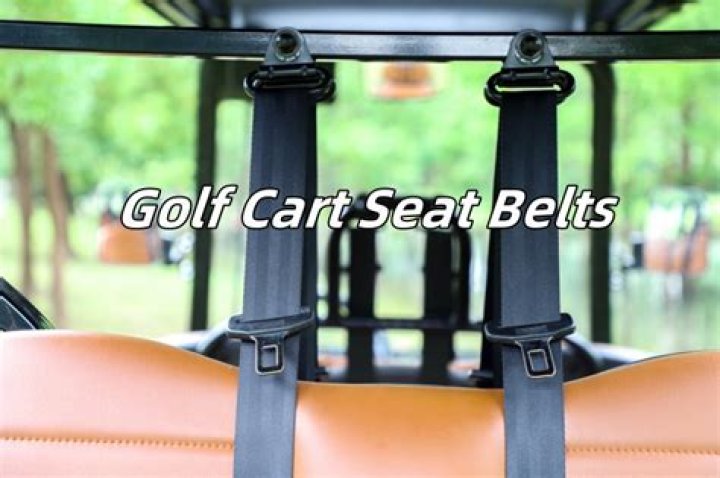 Are seatbelts in golf carts safe?