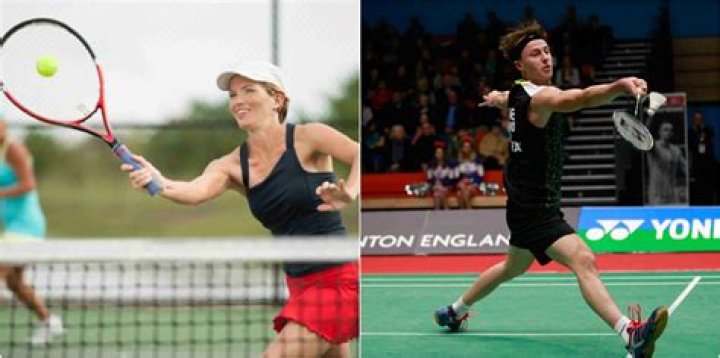 Are tennis and badminton the same?