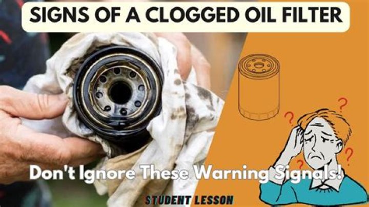 Can a clogged oil filter cause low pressure?