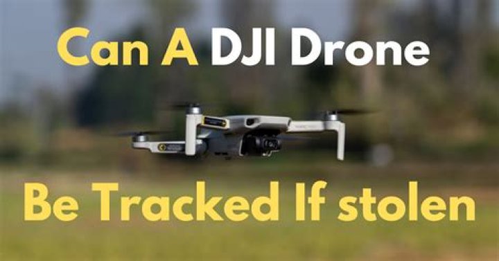 Can a DJI drone be tracked?