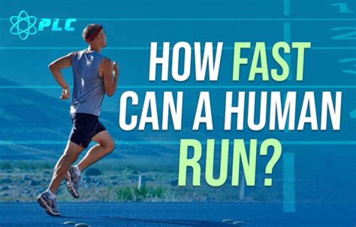 Can a human run 40 mph?