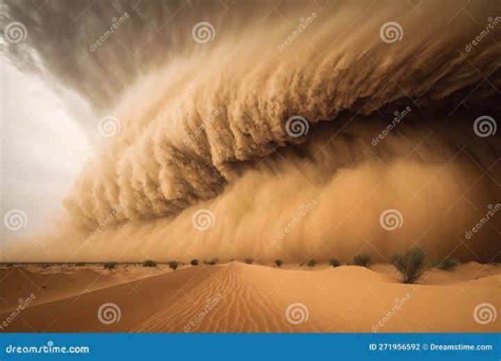 Can a plane land in a sandstorm?