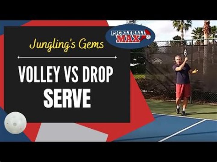 Can a serve be volleyed?