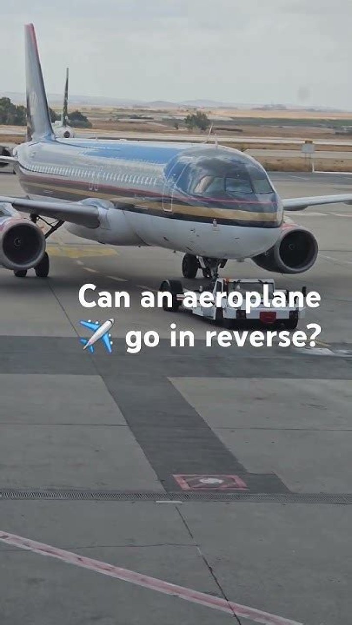 Can an airplane reverse?