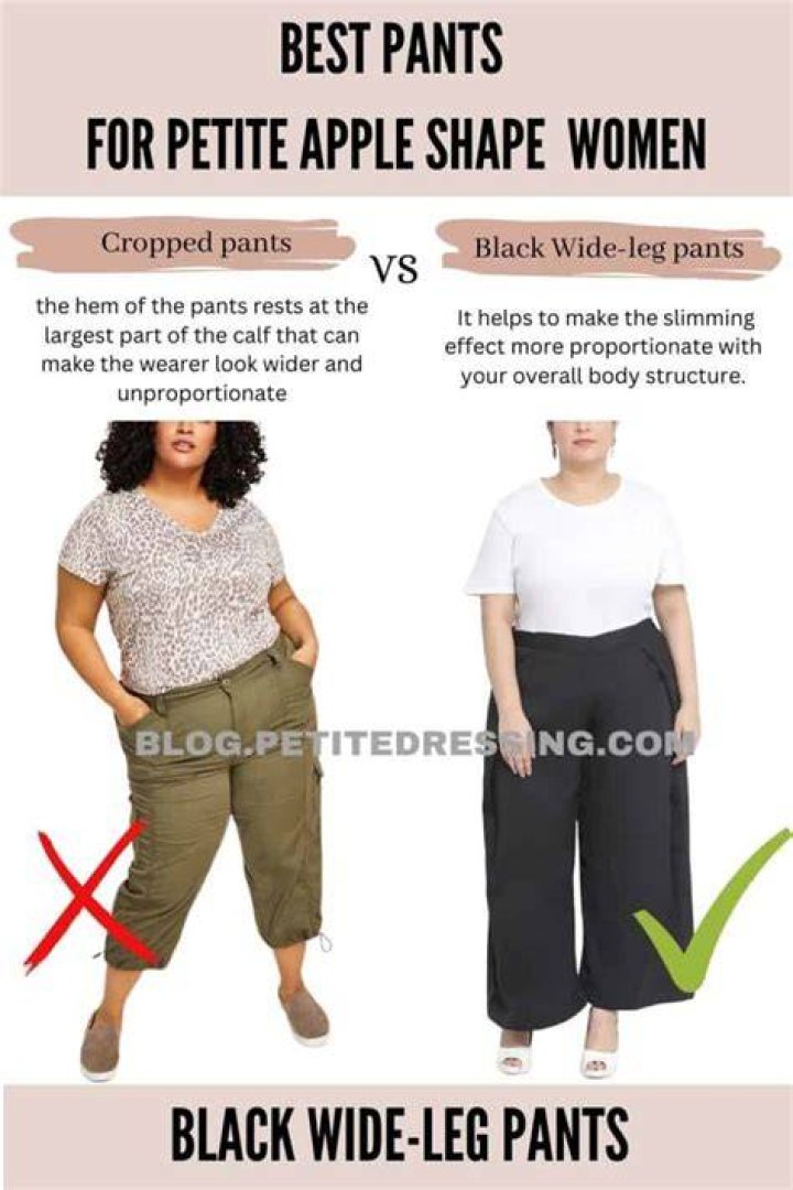 Can Apple shape wear wide leg pants?