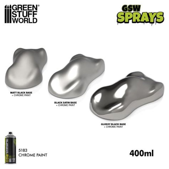 Can chrome be sprayed?