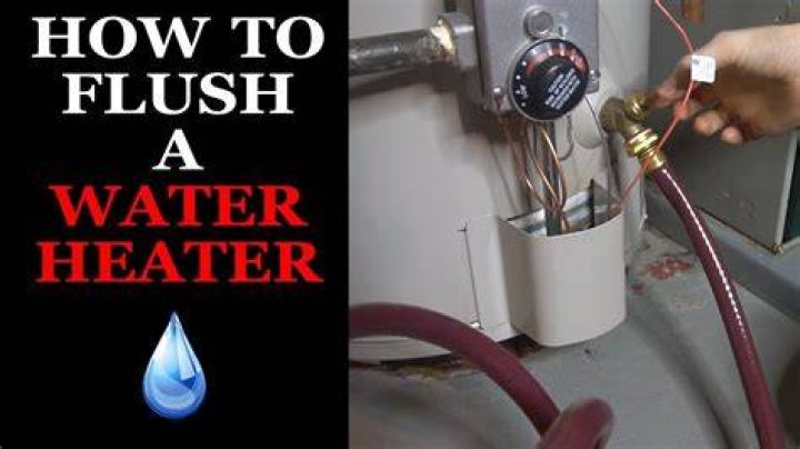 Can I flush my hot water heater myself?