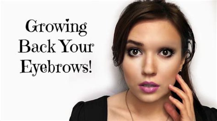 Can I get my eyebrows to grow back?