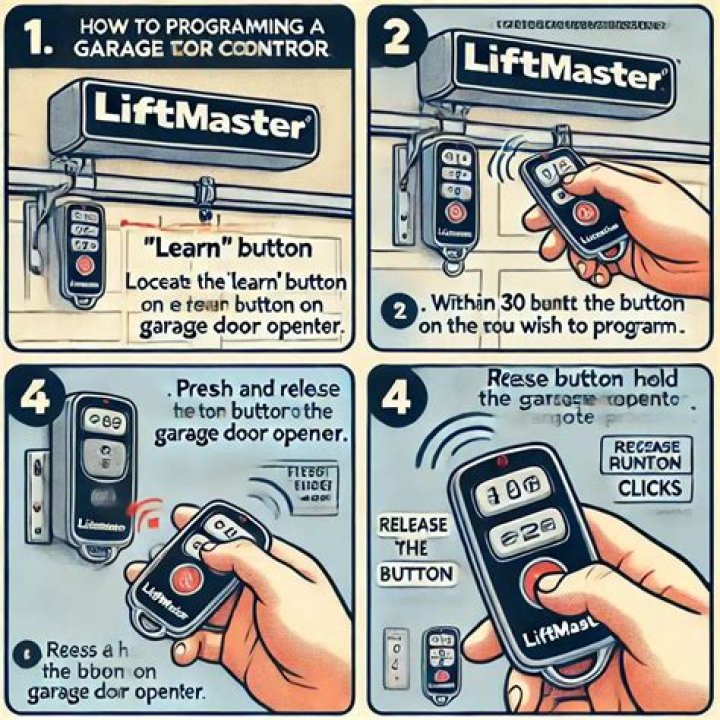 Can I program a liftmaster remote from another remote?