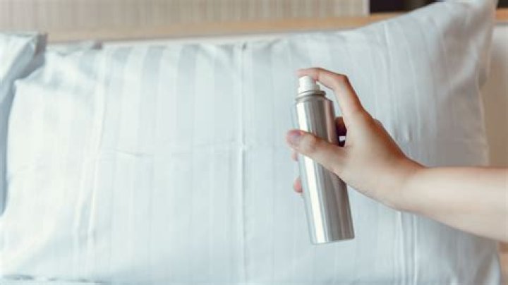 Can I spray Lysol on my pillow?
