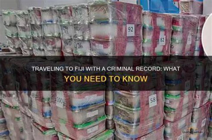 Can I travel to Fiji with a criminal record?