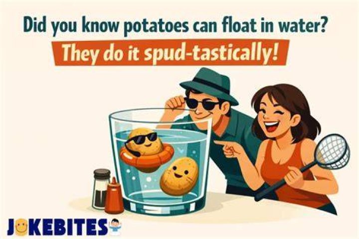Can potatoes float water?