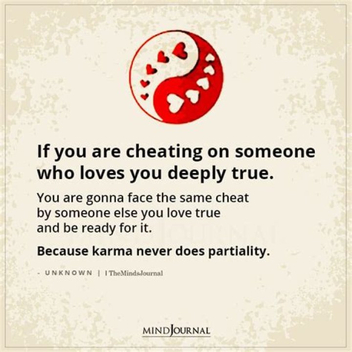 Can someone who loves you cheat on you?