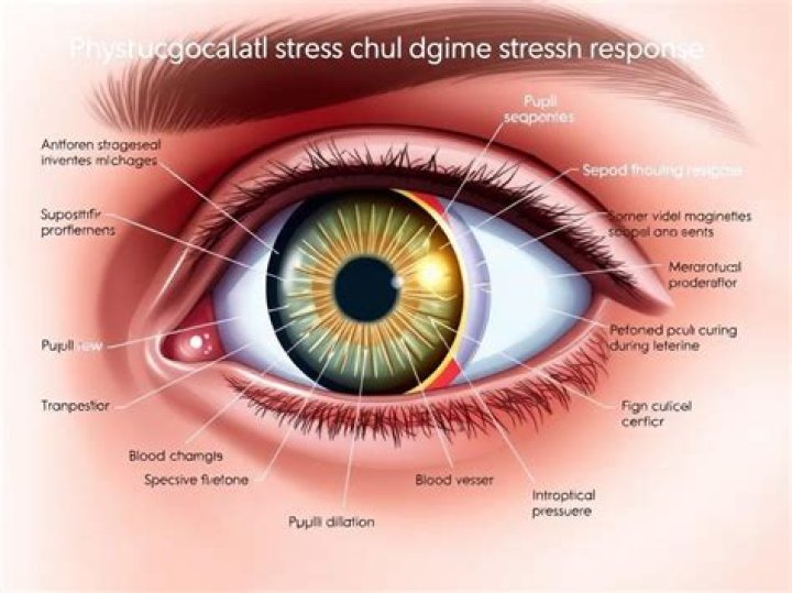 Can stress cause red eyes?