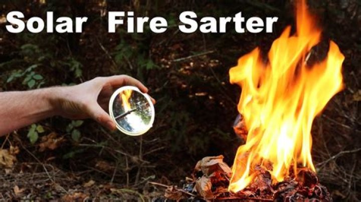 Can the Sun start a forest fire?