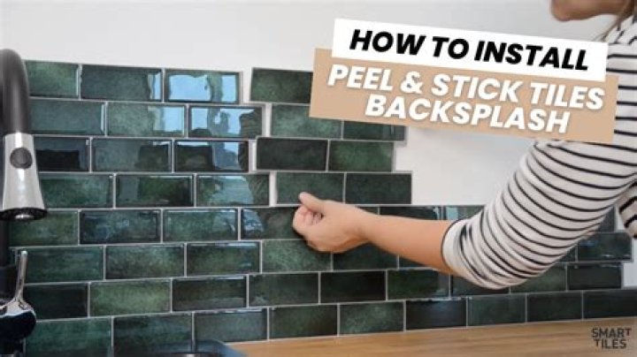 Can u put stick on tiles over tiles?