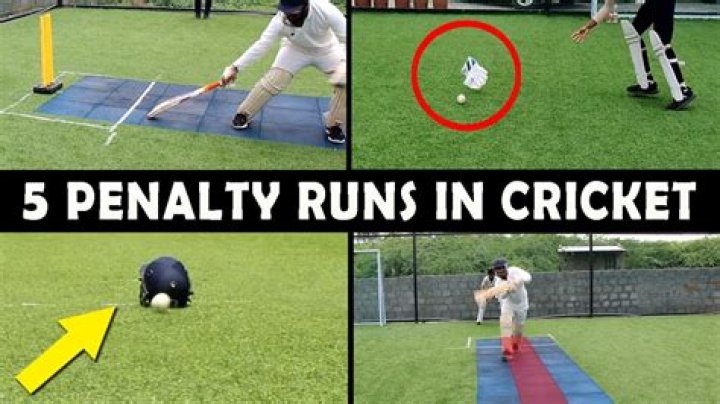 Can u run 5 runs in cricket?