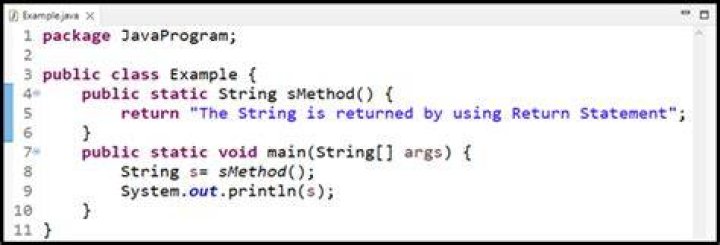 Can we return String in Java?