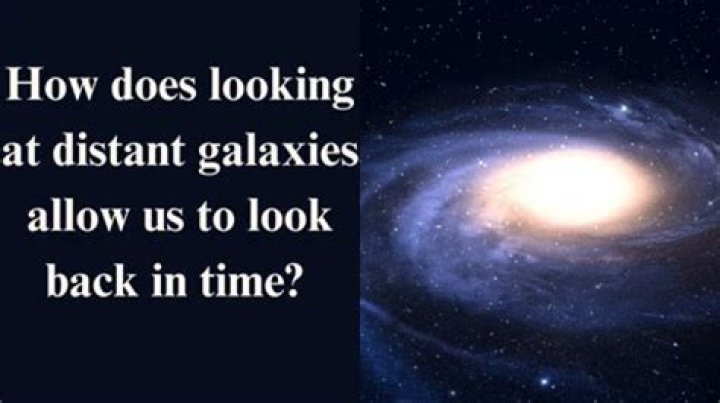 Can we see back in time?