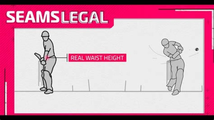 Can you be bowled off a waist high no-ball?