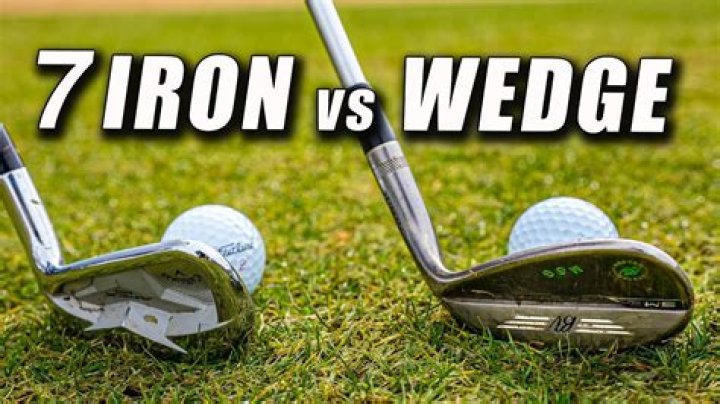 Can you chip with a 7 iron?