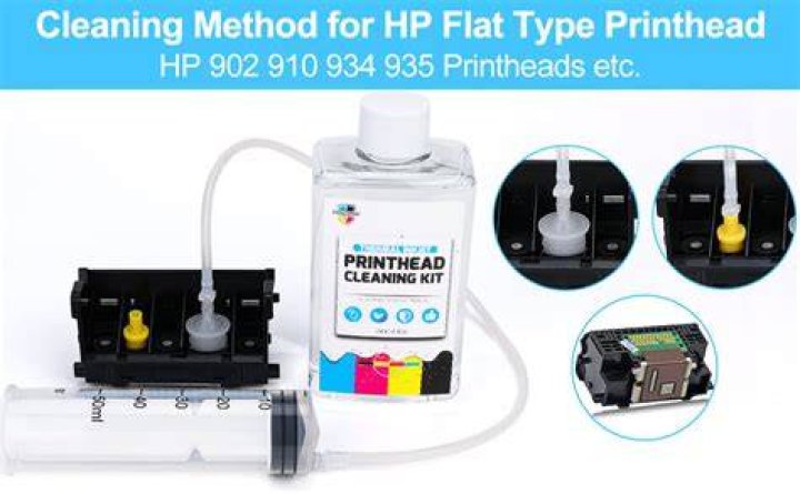 Can you clean a printhead with water?