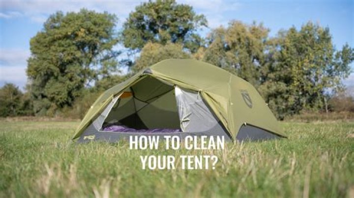 Can you clean a tent with vinegar?