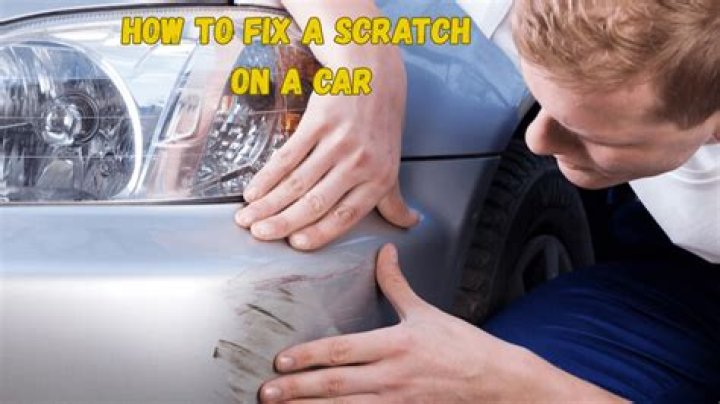 Can you fix a white car scratch?