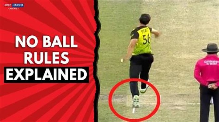 Can you get out on a no-ball?