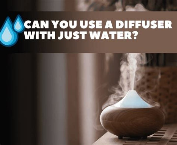 Can you just use water in a diffuser?