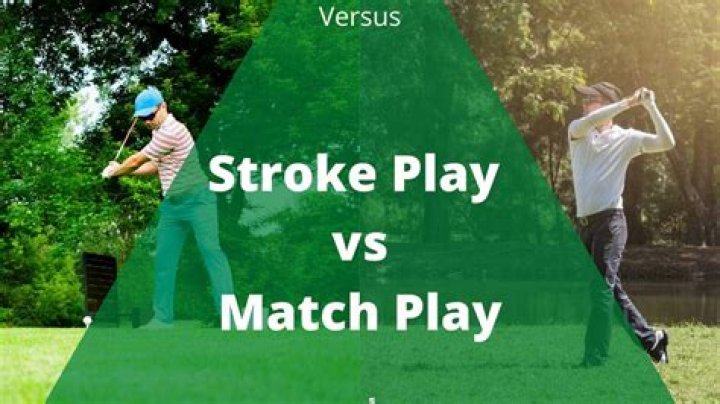Can you play match play and stroke play at the same time?