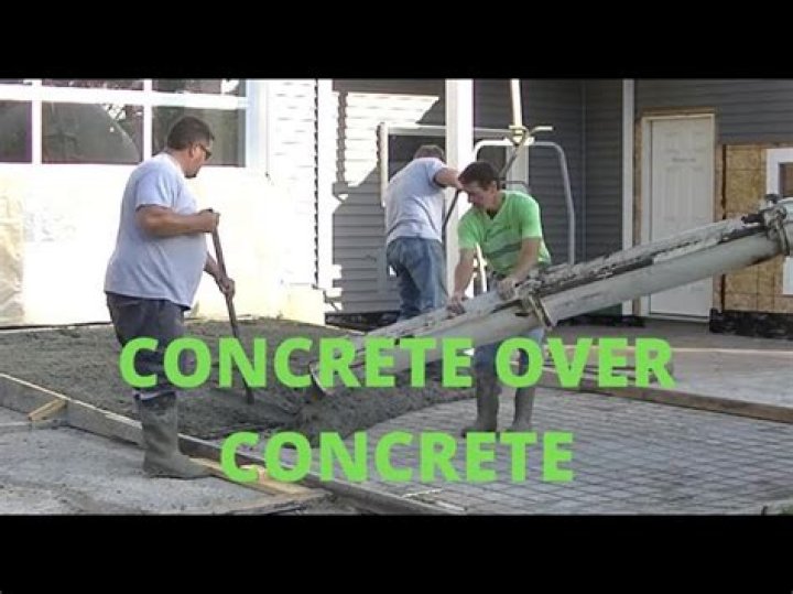 Can you pour concrete over thinset?
