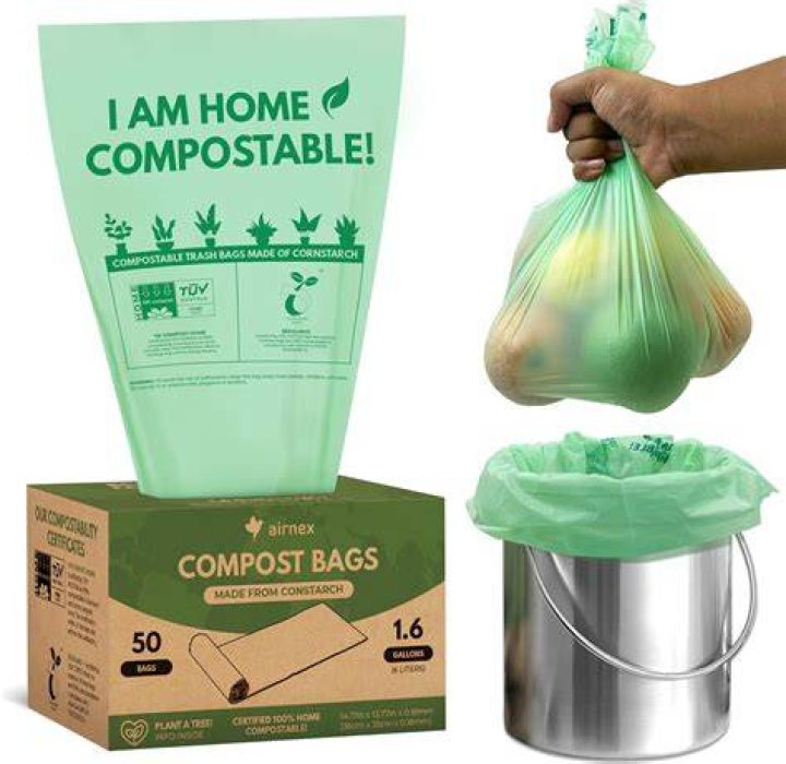Can you put green bags in compost?