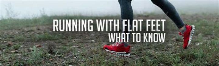 Can you run with flat feet?