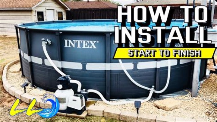 Can you set up an Intex pool on concrete?