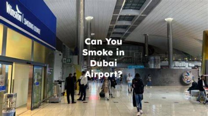 Can you smoke in Dubai Airport?
