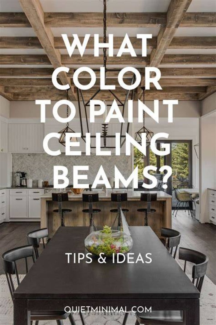 Can you stain painted beams?