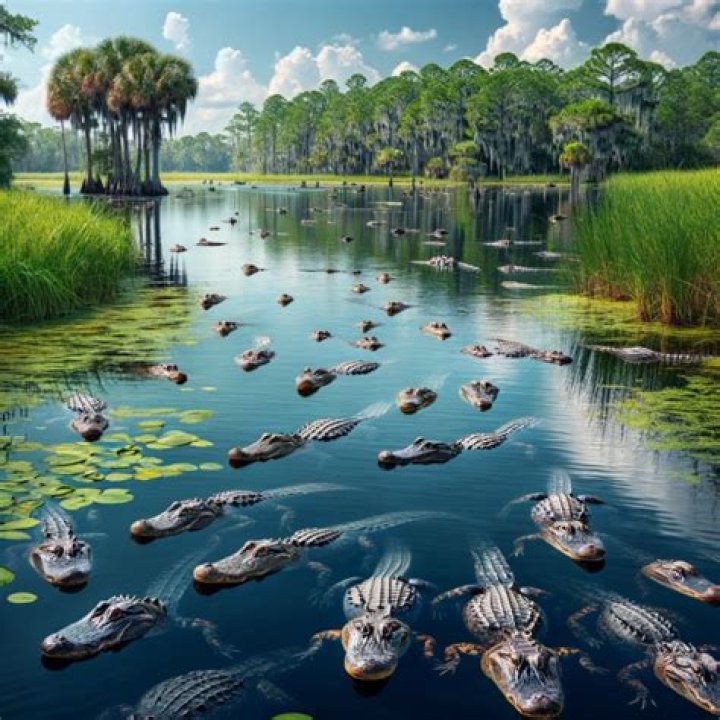 Can you swim in a lake with alligators?
