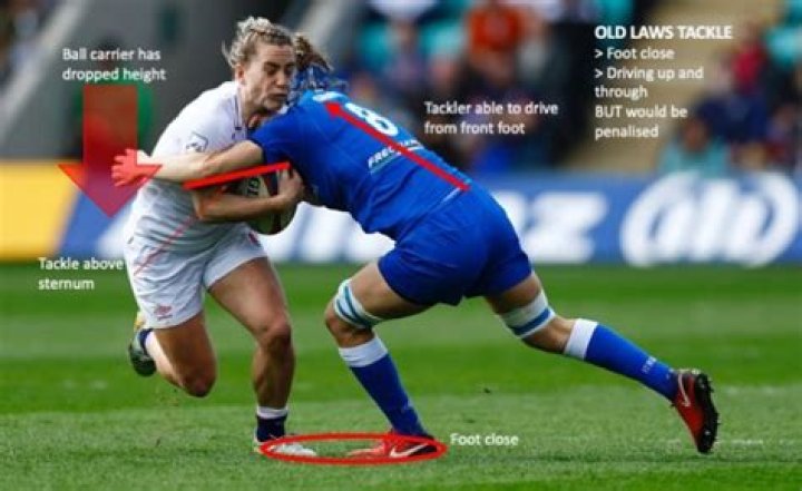 Can you tackle someone without the ball in rugby?