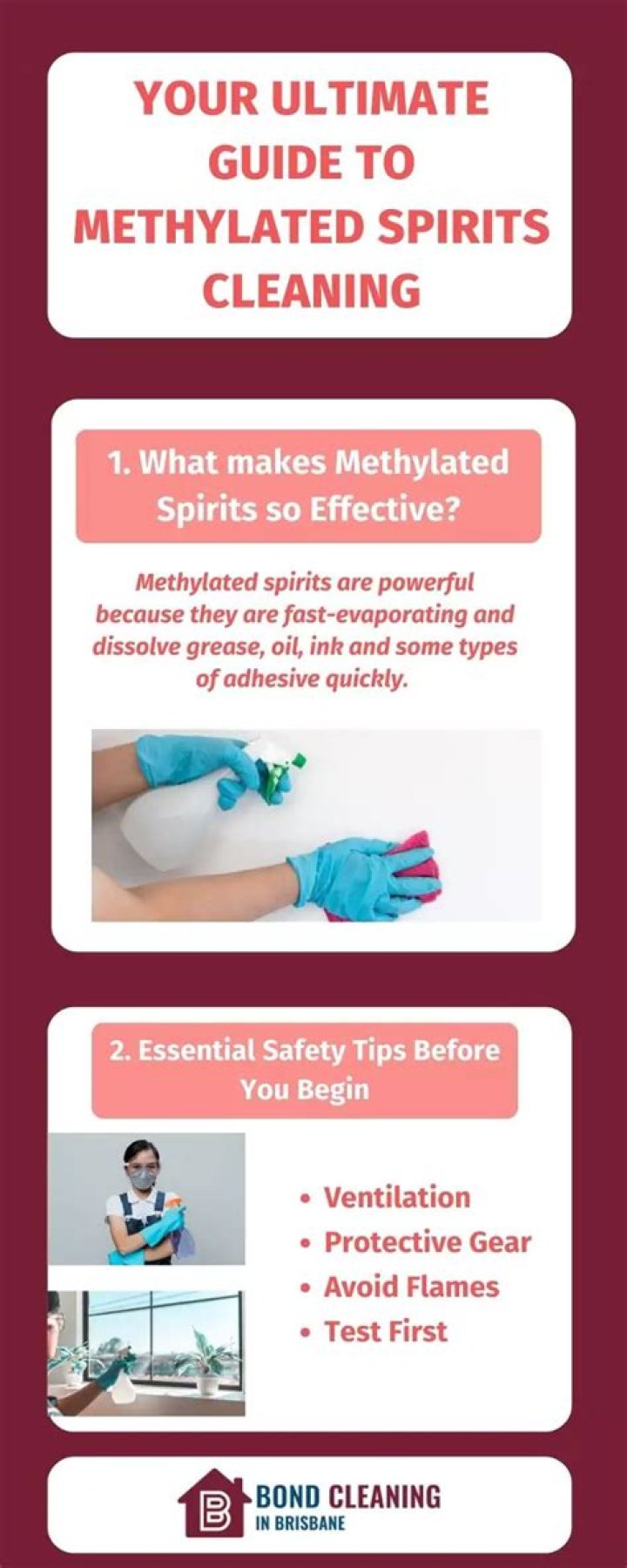 Can you use methylated spirits to clean a surfboard?