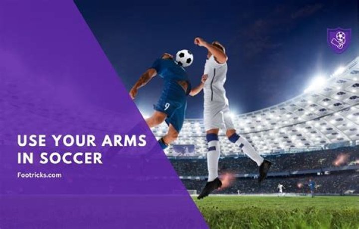 Can you use your arms in football?