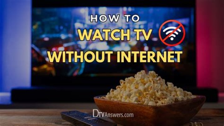 Can you watch catch up TV without internet?