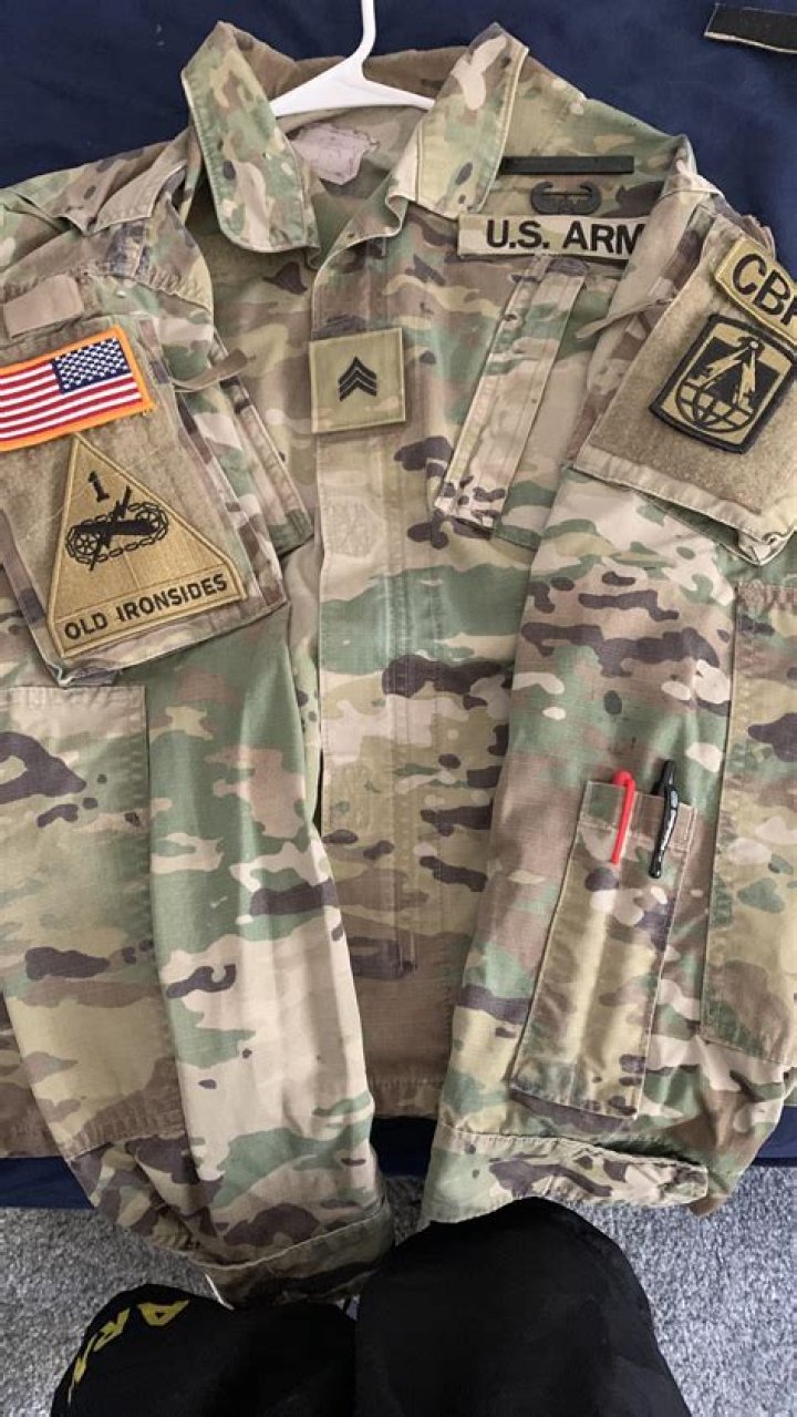 Can you wear a Marine combat patch in Army uniform?